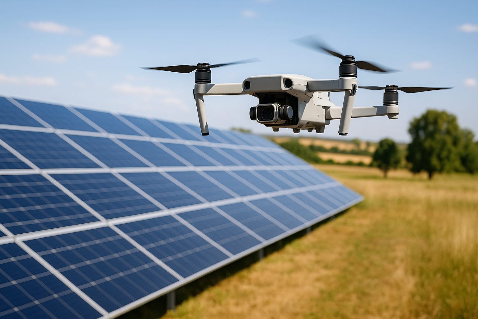 inspection par drone photovoltaïque