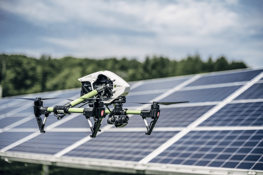Services : Expertises et Analyses, Thermographie Photovoltaïque par Drone